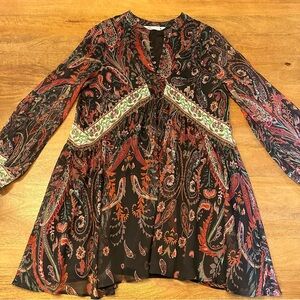 Zara Multicolor Paisley Dress